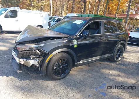 2025 Honda Cr-V Hybrid Sport-L из США, поврежденный, VIN 7FARS5H85SE032122